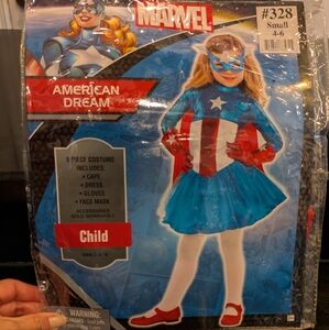 American Dream Superhero Costume - Blue, Red, and White